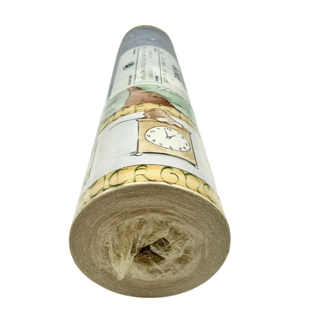 Vintage Laura Ashley UK Hey Diddle Diddle Storybook Nursery Wallpaper Border 32'